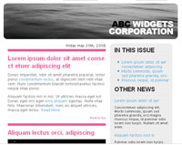 Newsletter template example